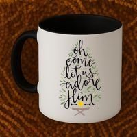Adore Him Baby Jesus Christmas Coffee Mug thumb 2