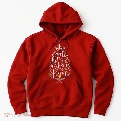 Adore Him Baby Jesus Christmas Hoodie