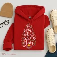 Adore Him Baby Jesus Christmas Hoodie thumb 4