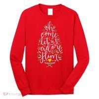 Adore Him Baby Jesus Christmas Long Sleeve Shirt thumb 0