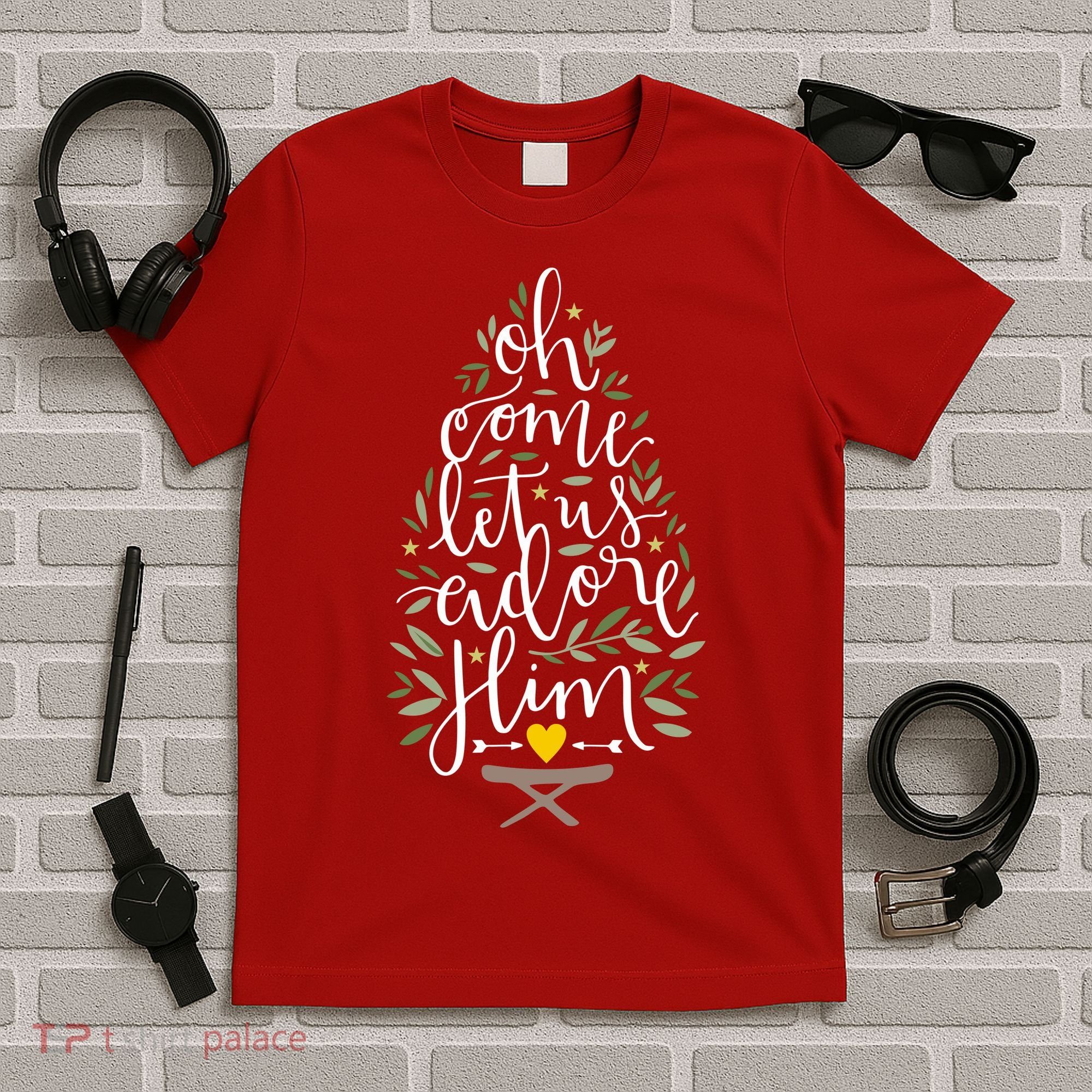 Adore Him Baby Jesus Christmas T-Shirt