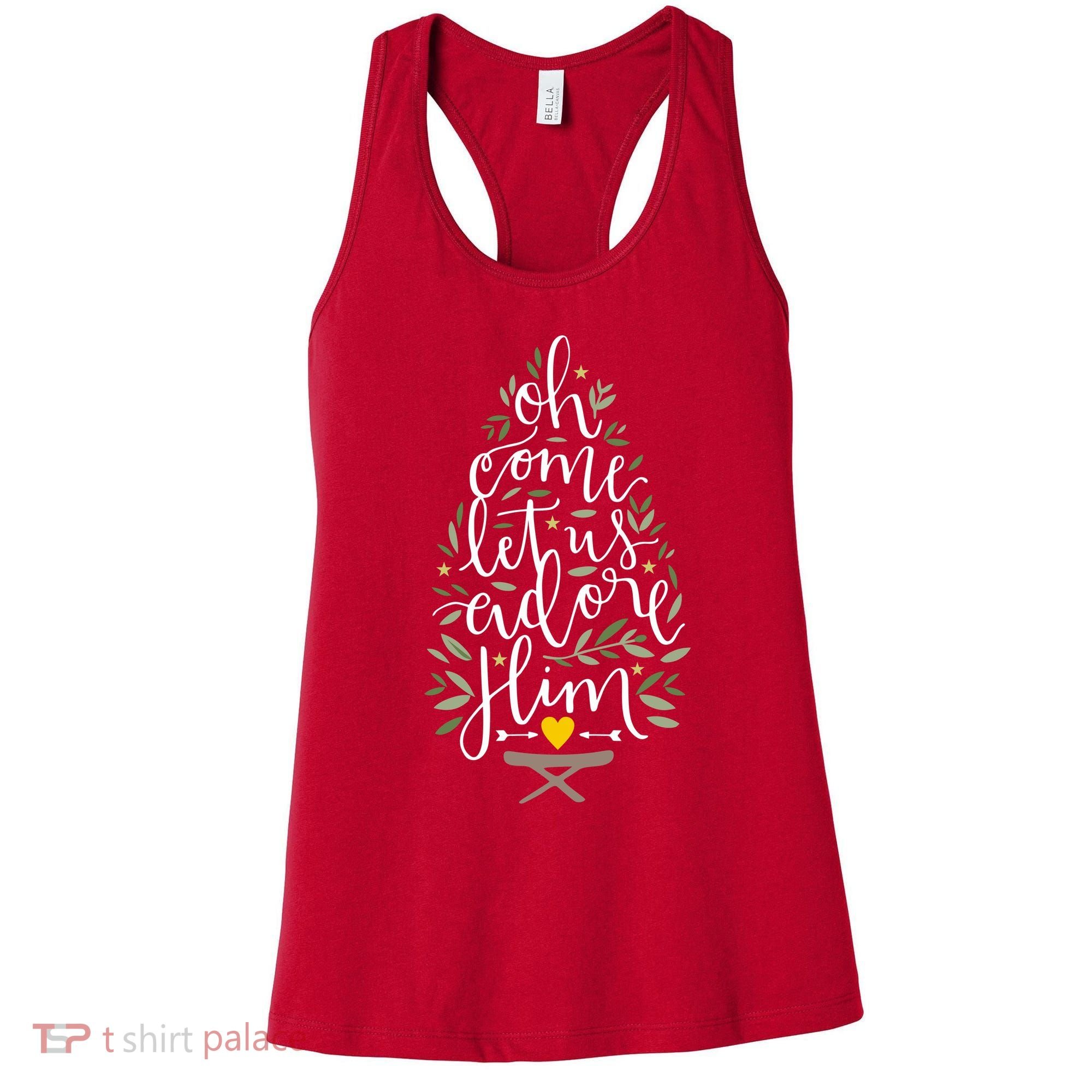 Adore Him Baby Jesus Christmas Women's Tank Top