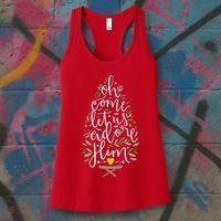 Adore Him Baby Jesus Christmas Women's Tank Top thumb 3