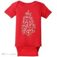 Adore Him Baby Jesus Christmas Baby Bodysuit thumb 0