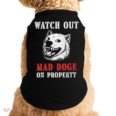 Anti Doge Pro Doge Sign Doggie Tank