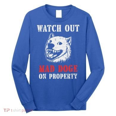 Anti Doge Pro Doge Sign Long Sleeve Shirt