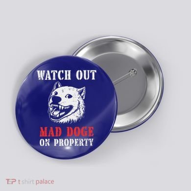 Anti Doge Pro Doge Sign Button