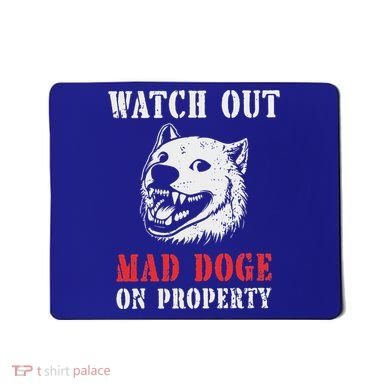 Anti Doge Pro Doge Sign Mousepad