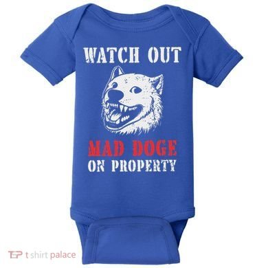 Anti Doge Pro Doge Sign Baby Bodysuit