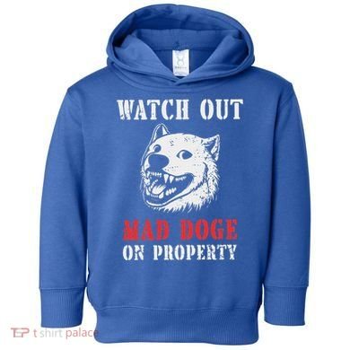 Anti Doge Pro Doge Sign Toddler Hoodie