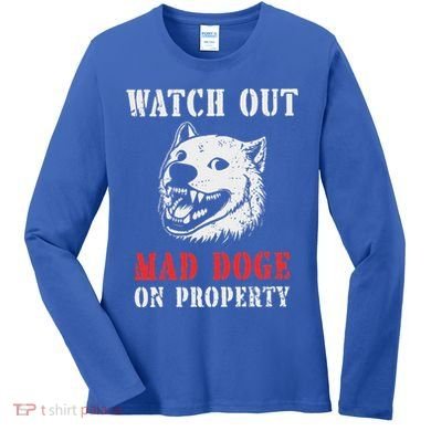 Anti Doge Pro Doge Sign Women's Long Sleeve Shirt