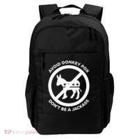 Avoid Donkey Pox DonT Be A Jackass Backpack thumb 0