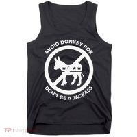 Avoid Donkey Pox DonT Be A Jackass Tank Top thumb 0