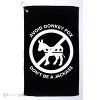 Avoid Donkey Pox DonT Be A Jackass Golf Towel thumb 0