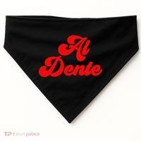 Al Dente Pasta Gifts Spaghetti Italian Gift For Pasta USA-Made Doggie Bandana thumb 0