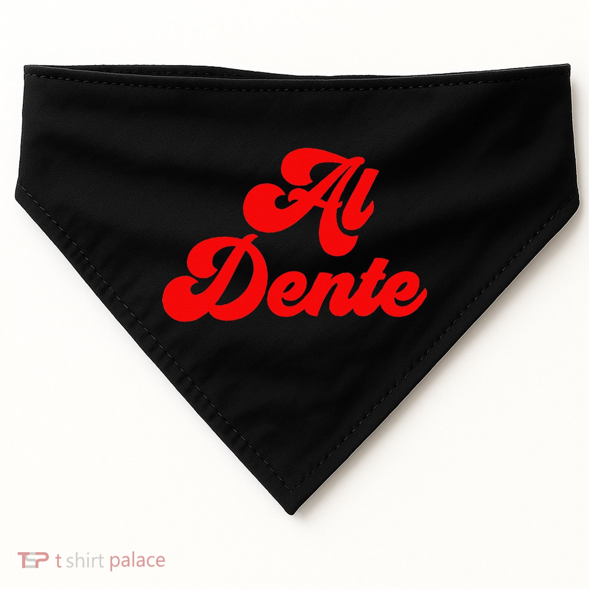 Al Dente Pasta Gifts Spaghetti Italian Gift For Pasta USA-Made Doggie Bandana