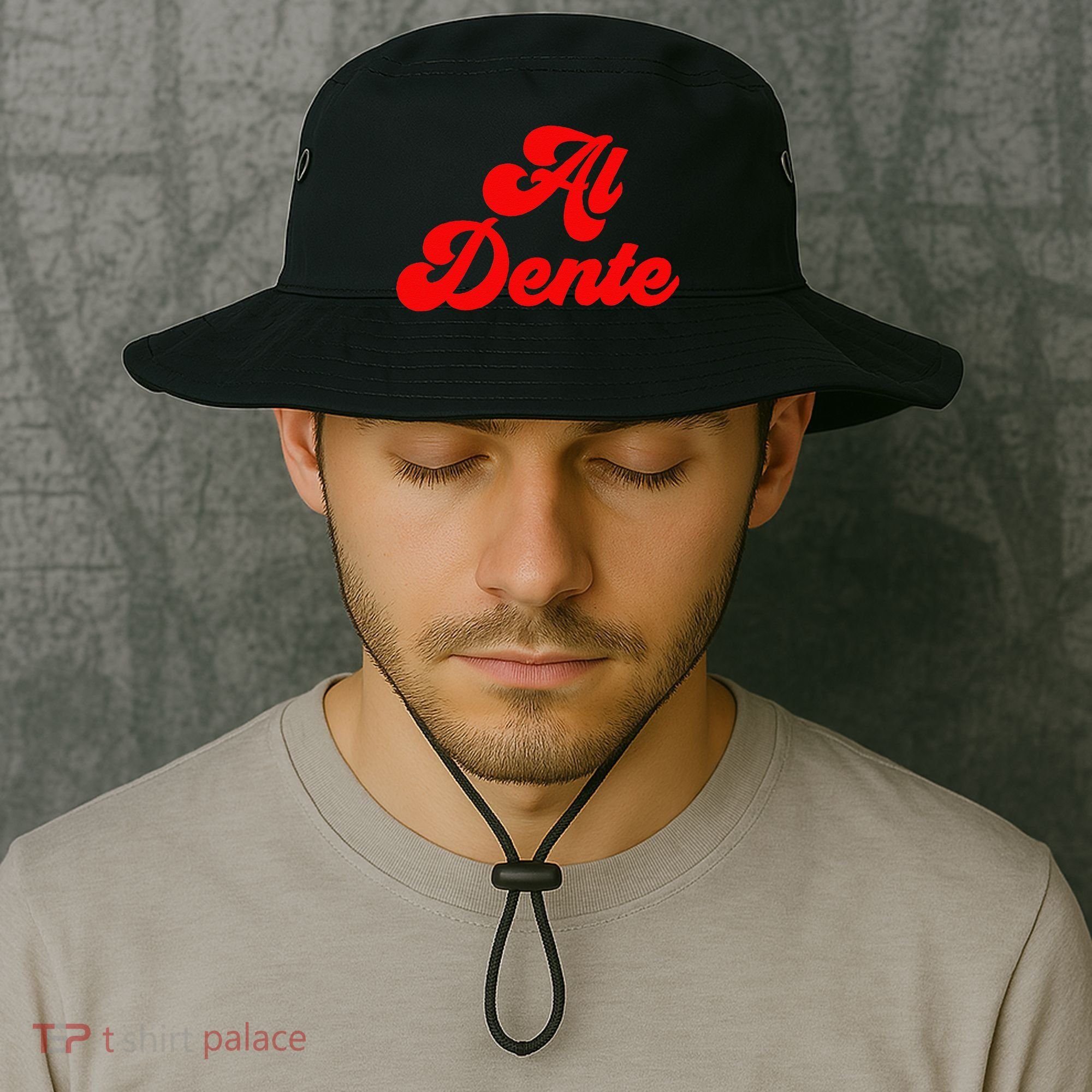 Al Dente Pasta Gifts Spaghetti Italian Gift For Pasta Bucket Hat