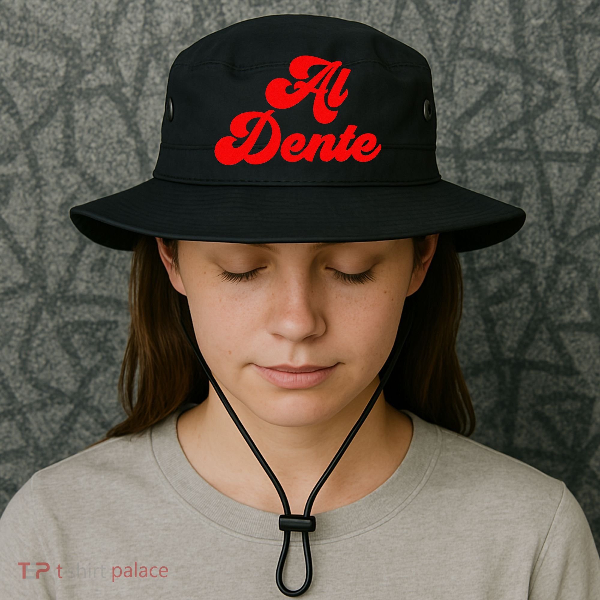 Al Dente Pasta Gifts Spaghetti Italian Gift For Pasta Bucket Hat