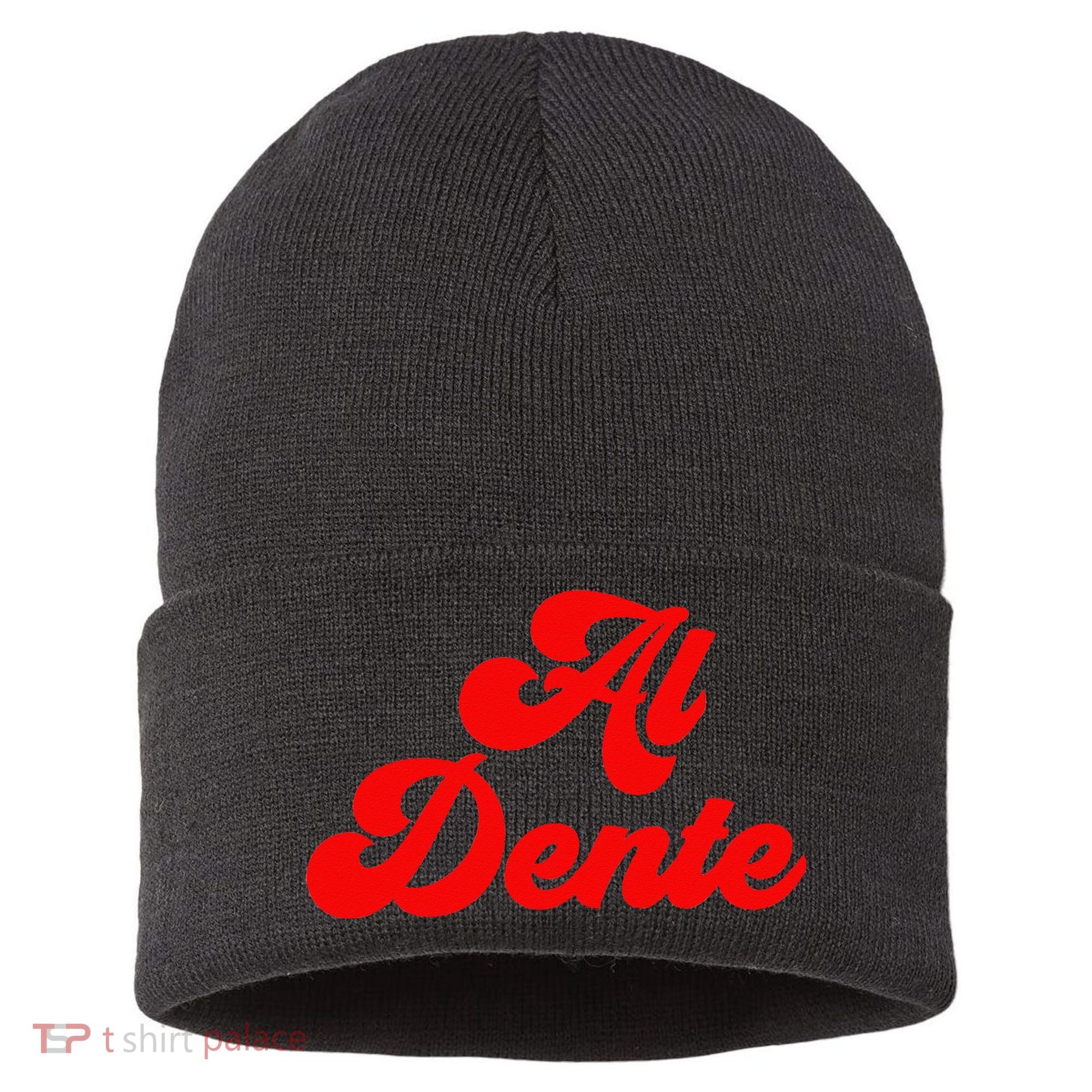 Al Dente Pasta Gifts Spaghetti Italian Gift For Pasta Sustainable Knit Beanie