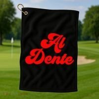 Al Dente Pasta Gifts Spaghetti Italian Gift For Pasta Golf Towel thumb 1