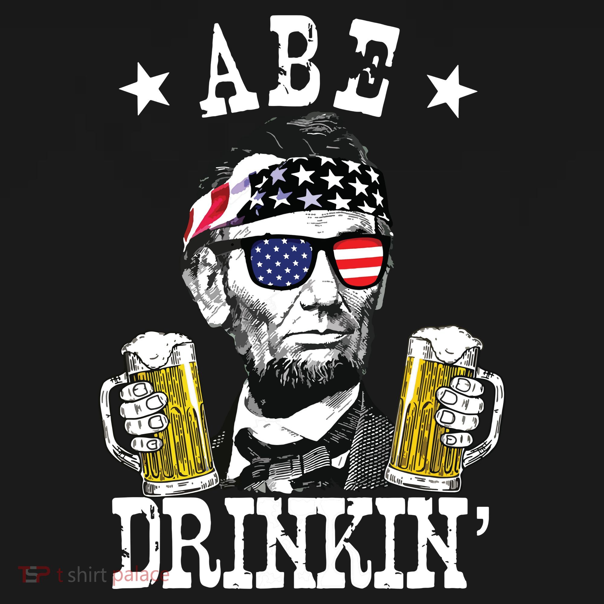 Abe Drinkin Patriotic American Abraham Lincoln Drinking Visor