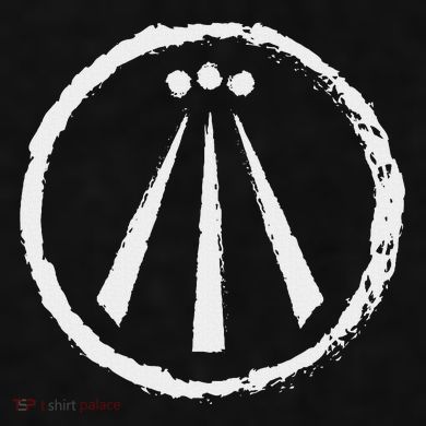 Awen Druid Pagan Celtic Wiccan Symbol Ladies PosiCharge Tri-Blend Wicking Tank