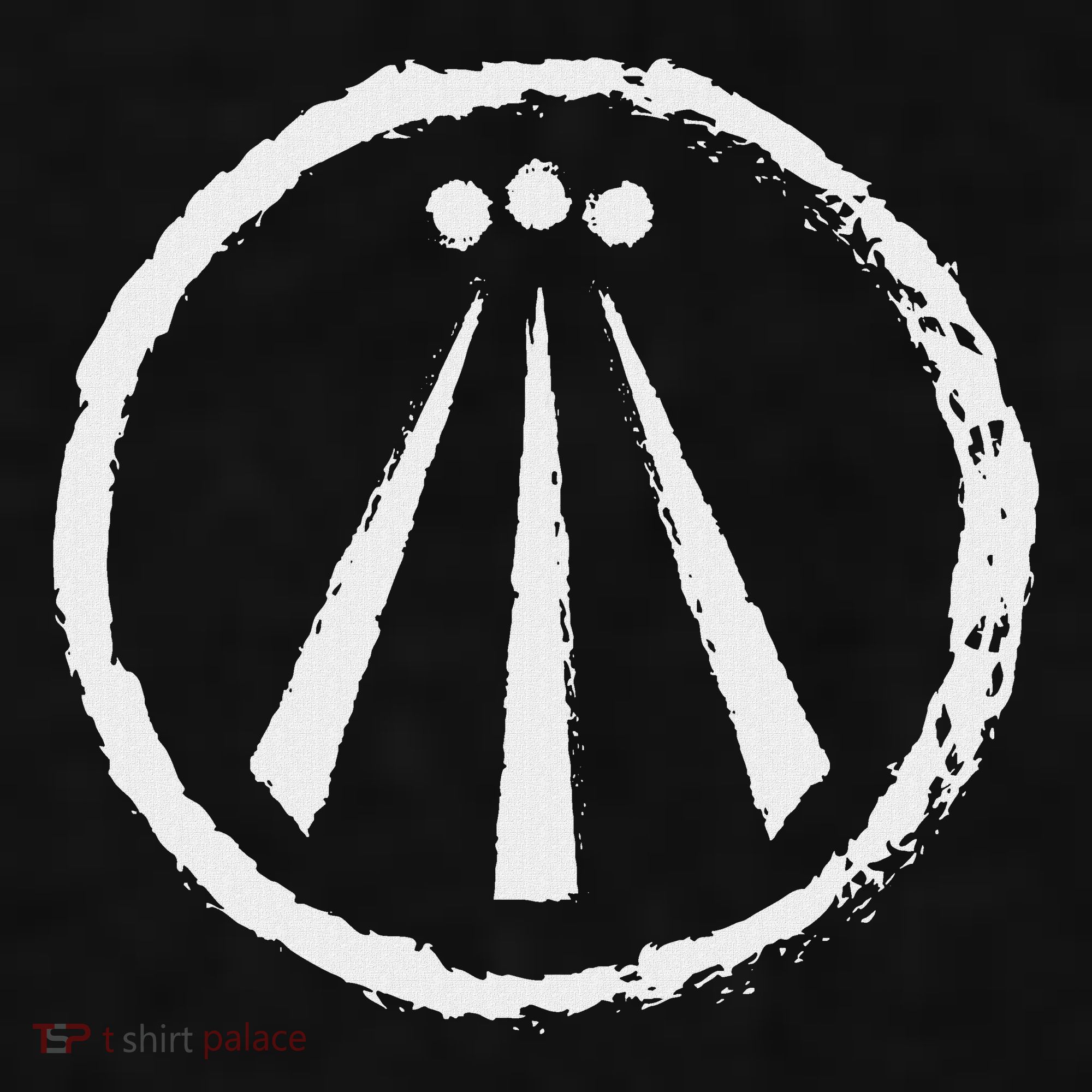 Awen Druid Pagan Celtic Wiccan Symbol Ladies PosiCharge Tri-Blend Wicking Tank