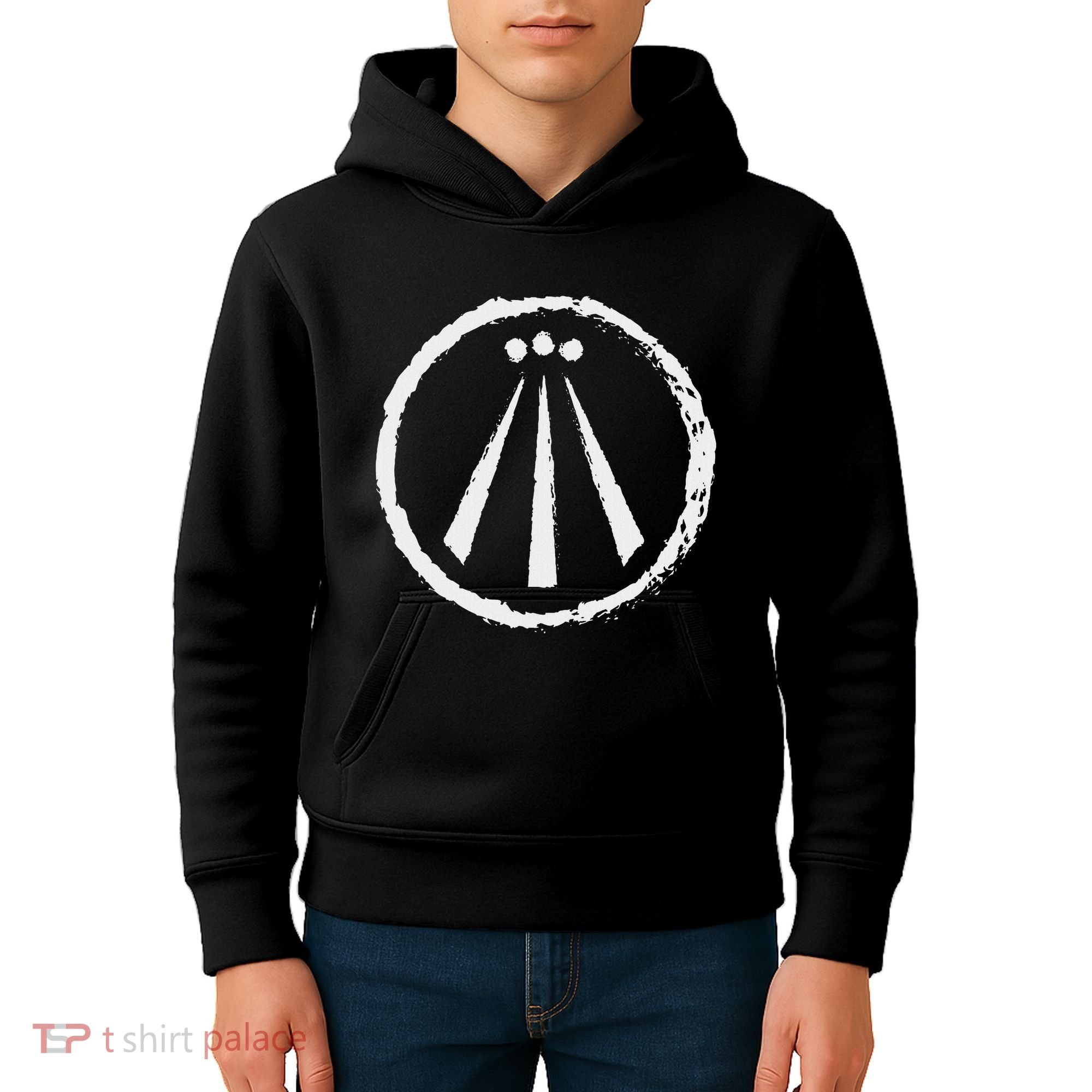 Awen Druid Pagan Celtic Wiccan Symbol Kids Hoodie