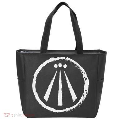 Awen Druid Pagan Celtic Wiccan Symbol Tote Bag