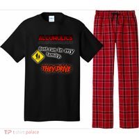 Alcoholics Dont Run In My Family They Drive Funny Pajama Set thumb 0