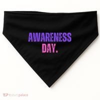 Awareness Day Reflection And Identity Cute Gifts People USA-Made Doggie Bandana thumb 0