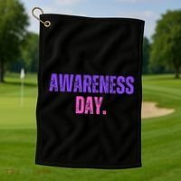 Awareness Day Reflection And Identity Cute Gifts People Golf Towel thumb 1