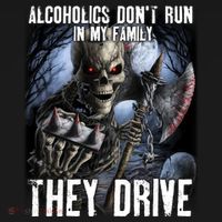 Alcoholics DonT Run In My Family They Drive Women's Hoodie thumb 2
