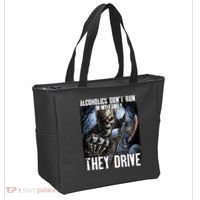 Alcoholics DonT Run In My Family They Drive Tote Bag thumb 2