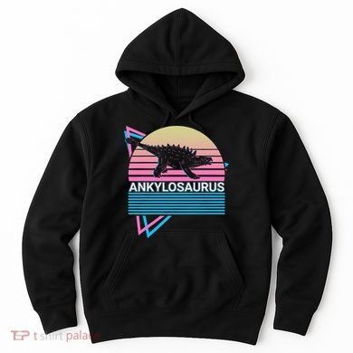 Ankylosaurus Dinosaur Retro Hoodie