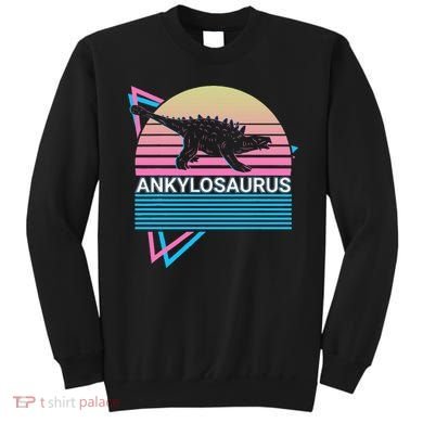 Ankylosaurus Dinosaur Retro Sweatshirt