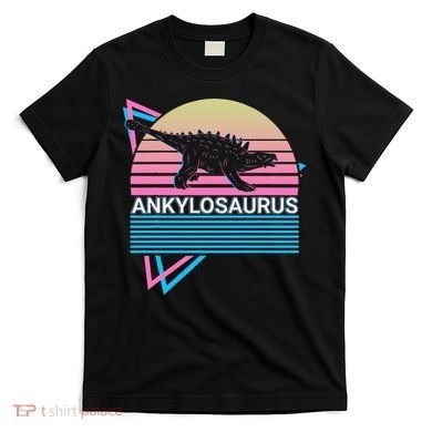 Ankylosaurus Dinosaur Retro T-Shirt