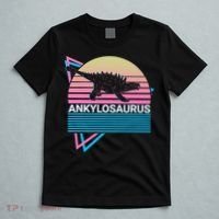 Ankylosaurus Dinosaur Retro T-Shirt thumb 5