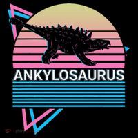 Ankylosaurus Dinosaur Retro Backpack thumb 2