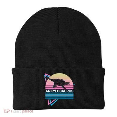 Ankylosaurus Dinosaur Retro Beanie