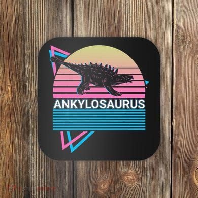 Ankylosaurus Dinosaur Retro Coaster