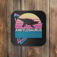 Ankylosaurus Dinosaur Retro Coaster thumb 0