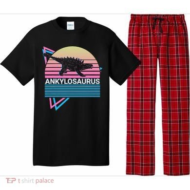 Ankylosaurus Dinosaur Retro Pajama Set