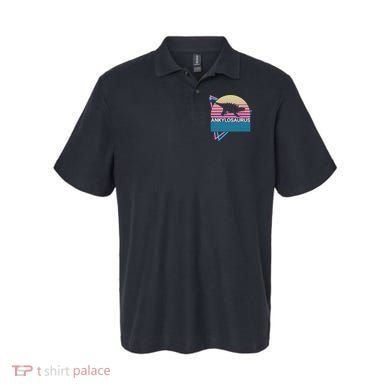 Ankylosaurus Dinosaur Retro Polo