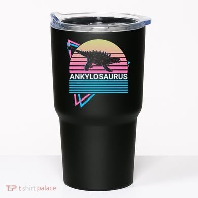 Ankylosaurus Dinosaur Retro Tumbler