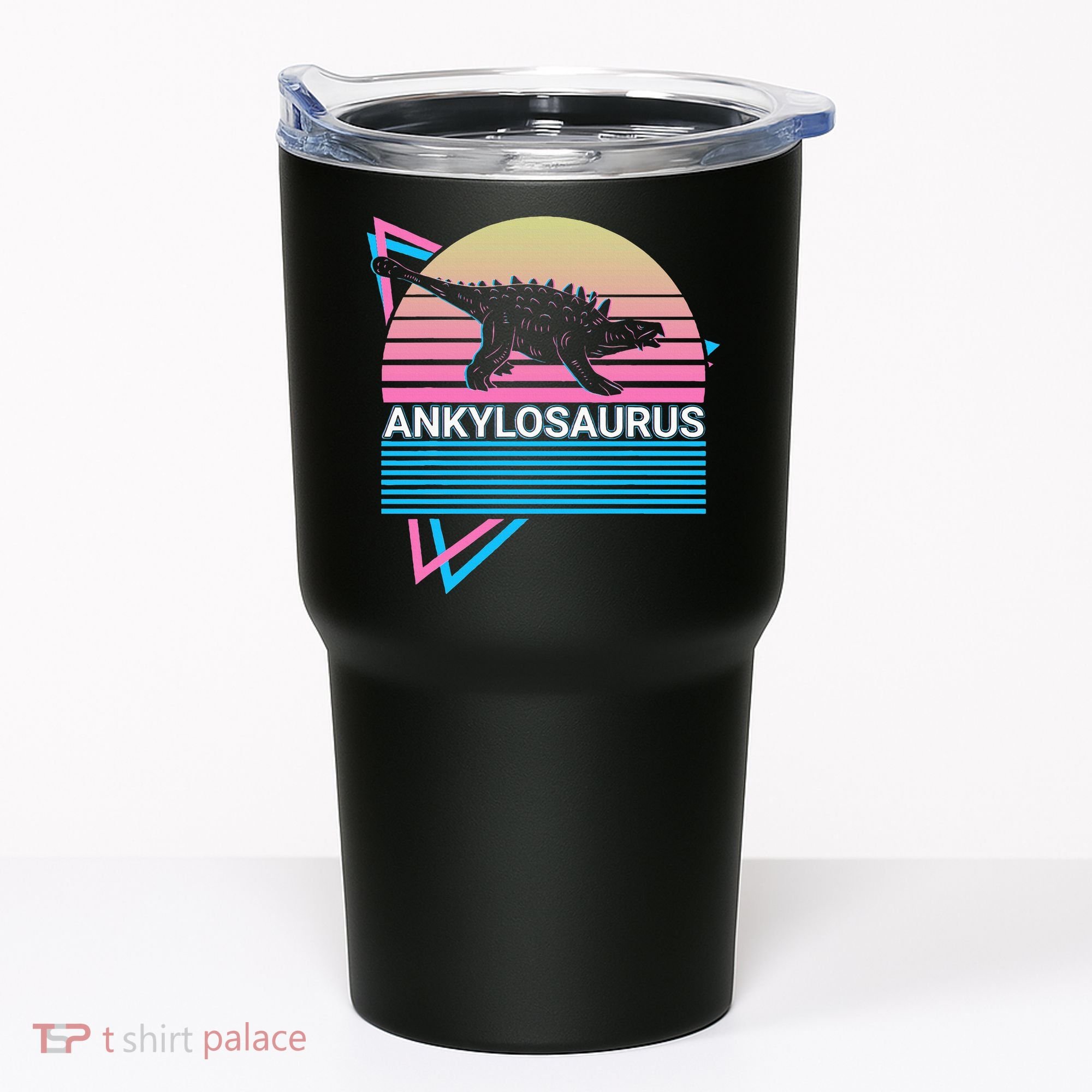Ankylosaurus Dinosaur Retro Tumbler
