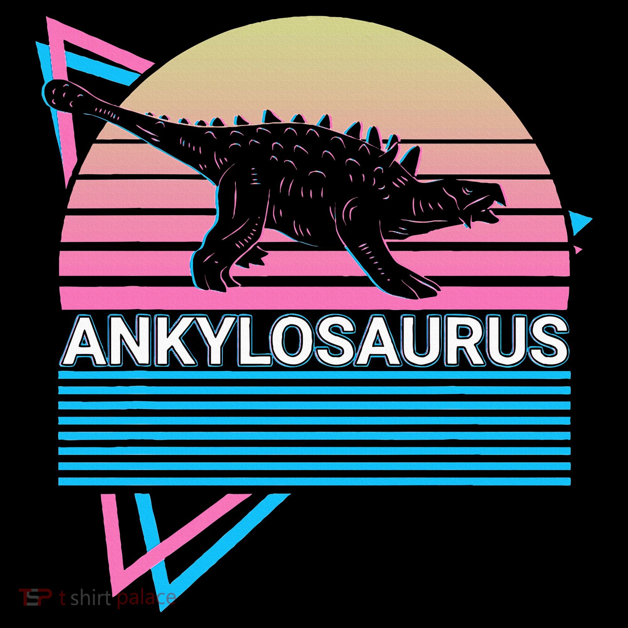 Ankylosaurus Dinosaur Retro Ornament