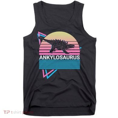 Ankylosaurus Dinosaur Retro Tank Top