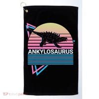 Ankylosaurus Dinosaur Retro Golf Towel thumb 0