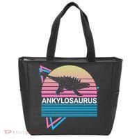 Ankylosaurus Dinosaur Retro Tote Bag thumb 0